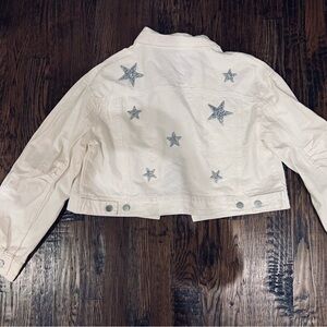 Star blinged jean jacket